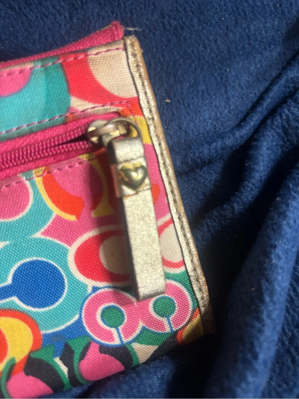 Coach Multicolor Poppy Wristlet